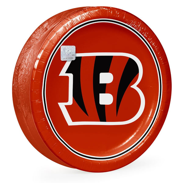 Cincinnati Bengals NFL Round Paper Plates, 10