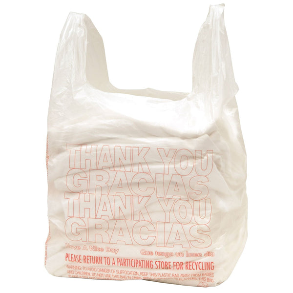 T-Shirt Carry-Out Bags, 11.5" x 6.5" x 22" 1,000 ct.