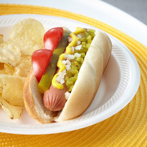 Hefty Supreme Foam Disposable Lunch Plates, 8 7/8