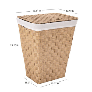 Member's Mark Laundry Hamper, 19.5” W x 14.5” D x 23.2" H