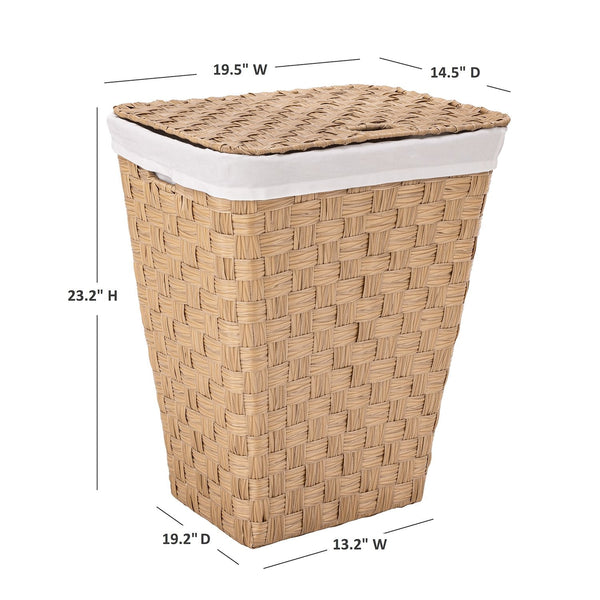 Member's Mark Laundry Hamper, 19.5” W x 14.5” D x 23.2" H