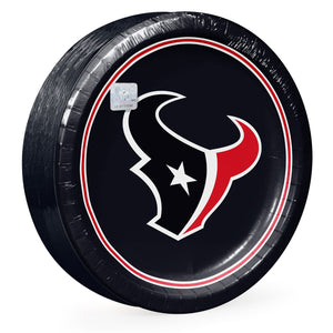 Houston Texans NFL Round Paper Plates, 10