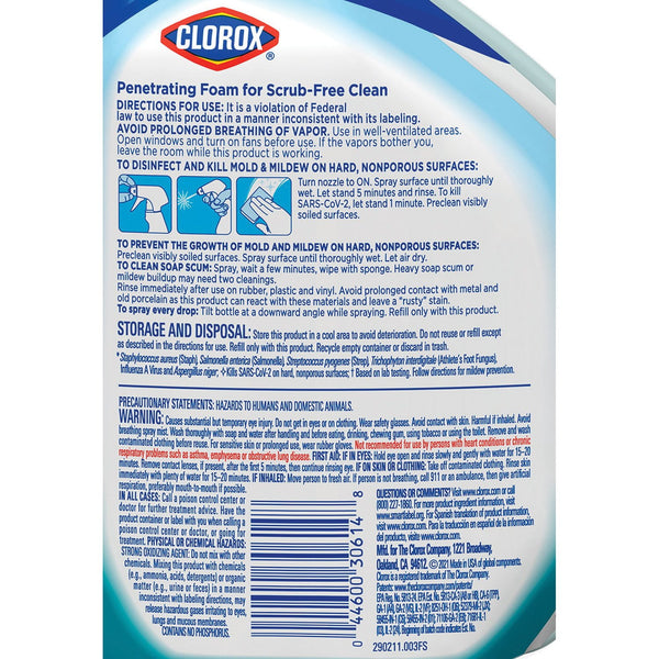 Clorox Bathroom Bleach Foamer, Ocean Mist, 3 ct., 90 fl. oz.