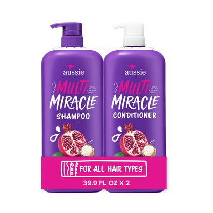 Aussie Multi Miracle Shampoo & Conditioner, 39.9 fl. oz., 2 pk.