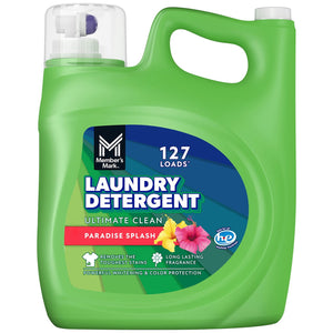 Member's Mark Liquid Laundry Detergent, Paradise Splash, 127 loads, 196 fl. oz.