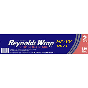 Reynolds Wrap Heavy Duty 18" Aluminum Foil, 120 sq. ft., 2 pk.