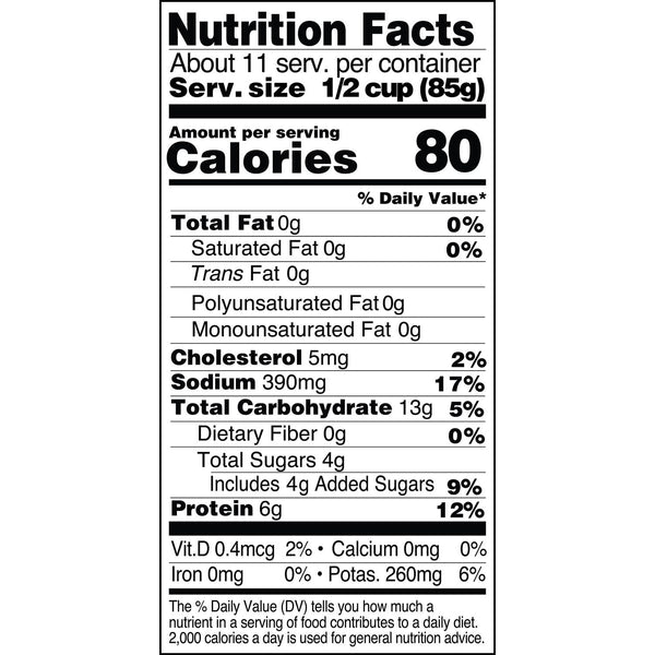 TransOcean Crab Classic Imitation Crab Flakes, Case 20 lbs.