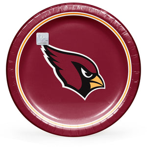 Arizona Cardinals NFL Round Paper Plates, 10