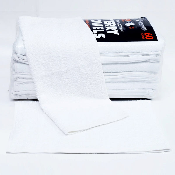 Member's Mark 100% Cotton Terry Towels, 14" x 17