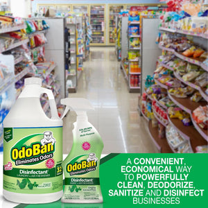 OdoBan Disinfectant & Odor Eliminator, Eucalyptus 1 gal. concentrate + 32 oz. Ready-to-Use Spray