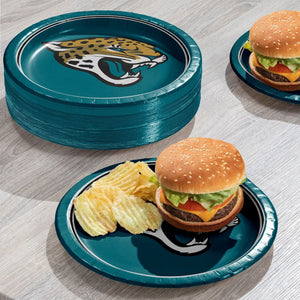 Jacksonville Jaguars NFL Round Paper Plates, 10