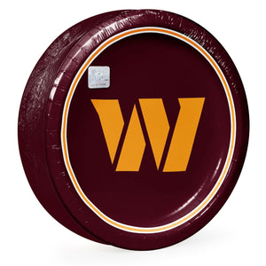 Washington Commanders NFL Round Paper Plates, 10