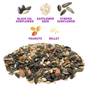 Harvest Seed & Supply Birder's Medley Wild Bird Food, Premium Mix of Bird Seed, 20 lbs.