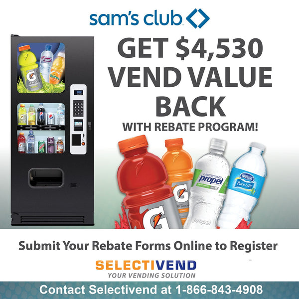 Selectivend CB500 Gatorade 10 Selection Drink Machine