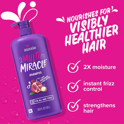 Aussie Multi Miracle Shampoo & Conditioner, 39.9 fl. oz., 2 pk.