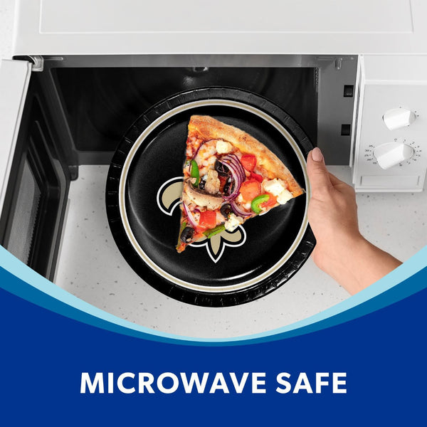 New Orleans Saints NFL Round Paper Plates, 10