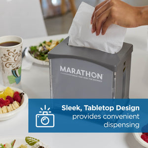Marathon Interfold Gray Napkin Dispenser 2 ct.