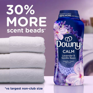 Downy Infusions In-Wash Scent Booster Beads, CALM Lavender+Vanilla Bean, 39.9 oz.