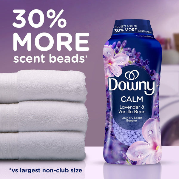 Downy Infusions In-Wash Scent Booster Beads, CALM Lavender+Vanilla Bean, 39.9 oz.