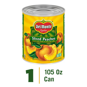 Del Monte Lite Sliced Peaches 105 oz.