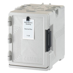 Cambro Camcarrier UPCS400480 Insulated Food Pan Carrier, 4-Pan Capacity Speckled Gray